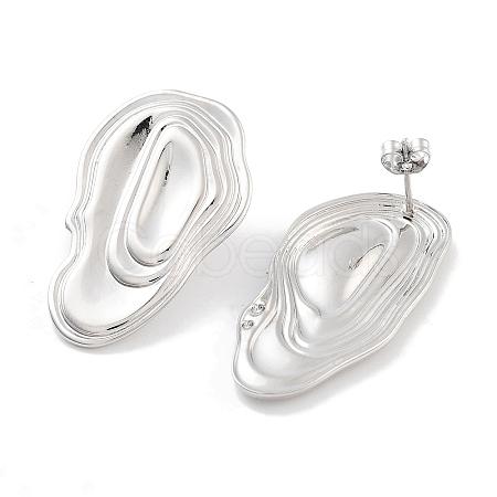 Non-Tarnish 304 Stainless Steel Stud Earrings for Women EJEW-K283-07P-1