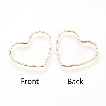Brass Linking Rings KK-R037-238G-1