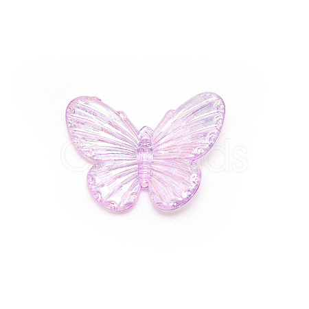 AB Color Transparent Resin Pendant RESI-CJC0014-03A-1