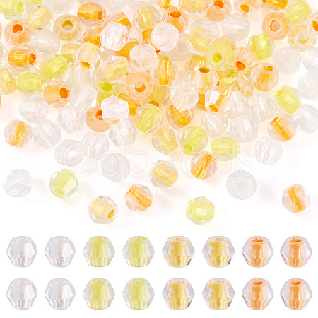200Pcs Transparent Glass Beads GLAA-TA0003-46-1