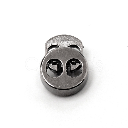 Alloy Spring Cord Locks FIND-WH0100-60B-1