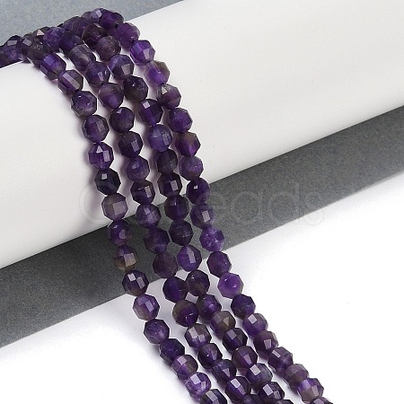 Natural Amethyst Beads Strands G-O201B-106C-1