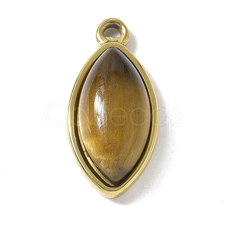 Natural Tiger Eye Pendants STAS-L277-09G-01-1