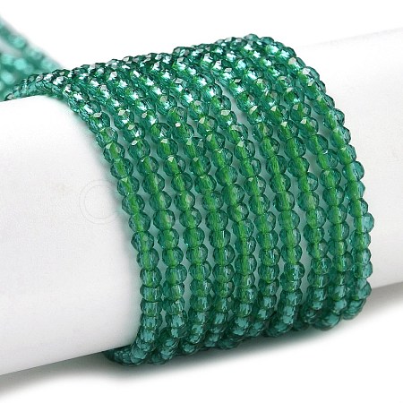 Transparent Glass Beads Strands GLAA-H021-03-17-1
