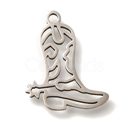 201 Stainless Steel Pendants STAS-R136-21P-1