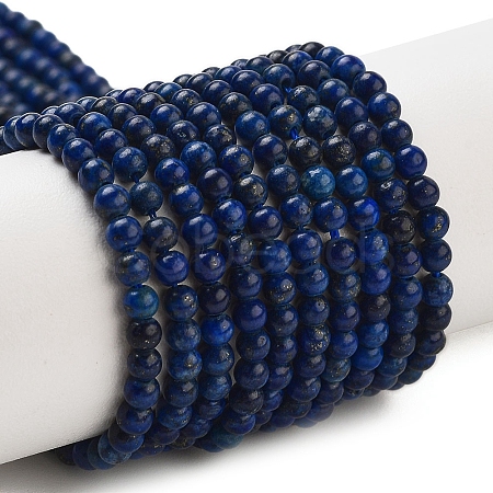 Dyed Natural Lapis Lazuli Beads Strands G-G143-A01-01-1