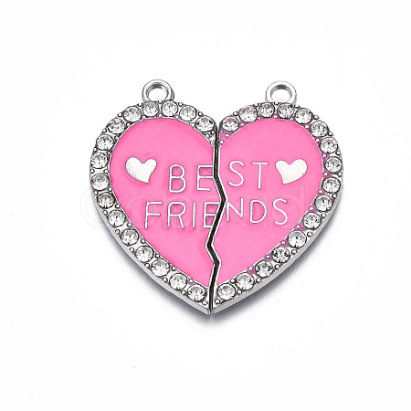 Alloy Enamel Split Pendant LS-ENAM-S130-25E-1