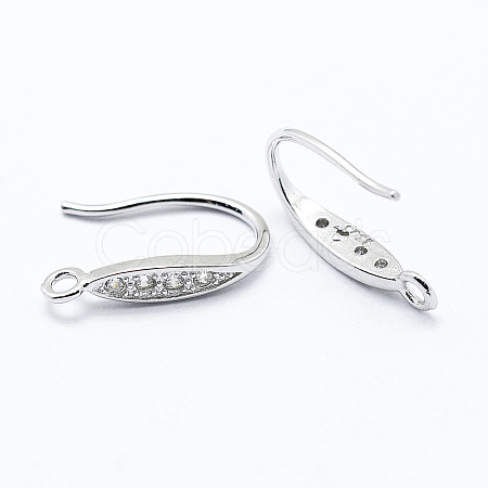 Anti-Tarnish Rhodium Plated 925 Sterling Silver STER-L054-03P-1