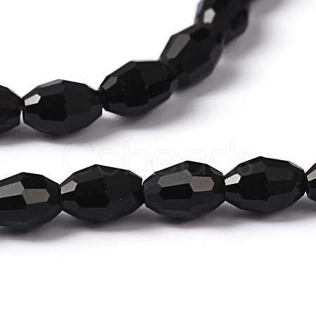 Glass Beads Strands GC891Y-3-1