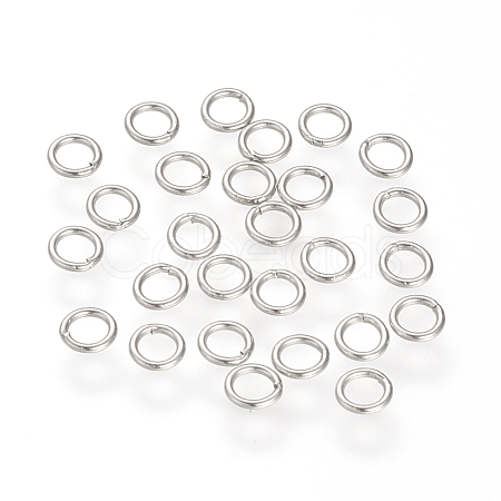 304 Stainless Steel Soldered Closed Jump Rings X-STAS-S066-16-4mm-1