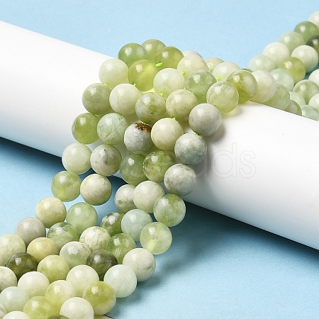 Natural New Jade Beads Strands G-K340-A01-02-1