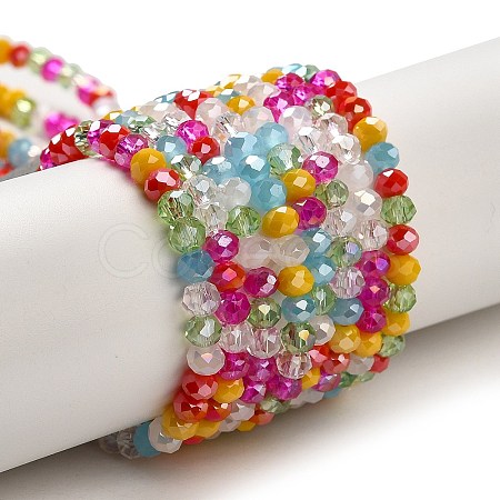 Glass Beads Strands EGLA-A034-M4mm-29-1