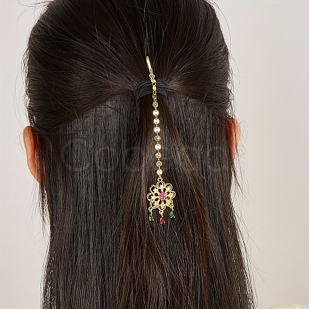 Brass Hair Bobby Pins Indian Forehead Chains DW5052-1-1