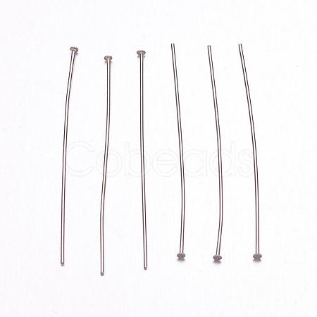 Tarnish Resistant 304 Stainless Steel Flat Head Pins STAS-H358-04B-1