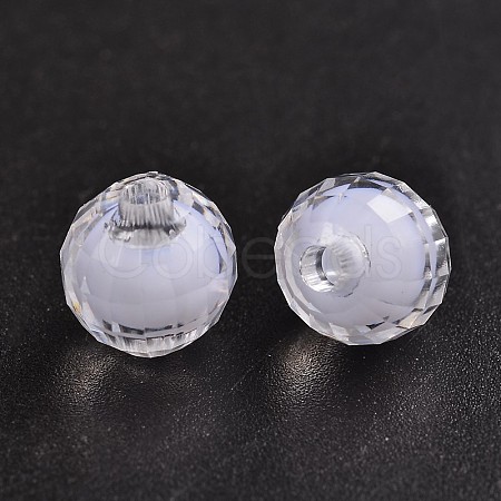 Transparent Acrylic Beads TACR-S086-10mm-01-1