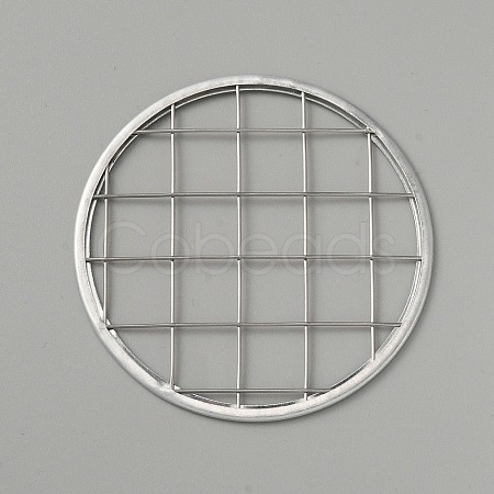 304 Stainless Steel Mesh Lids for Water Planting Glass Vase AJEW-WH0401-01-1