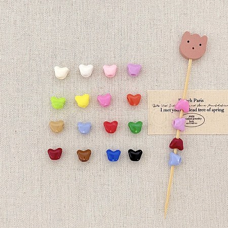 Opaque Acrylic Beads OACR-N163-64-1