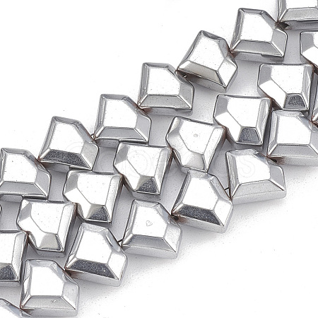 Electroplate Non-magnetic Synthetic Hematite Beads Strands G-T061-111I-1