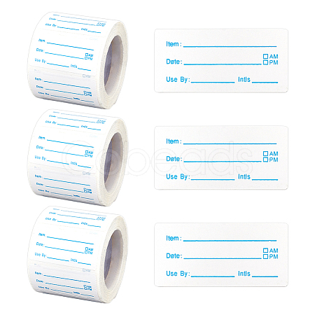 500Pcs Rectangle Roll Stickers DIY-WH0152-935A-1