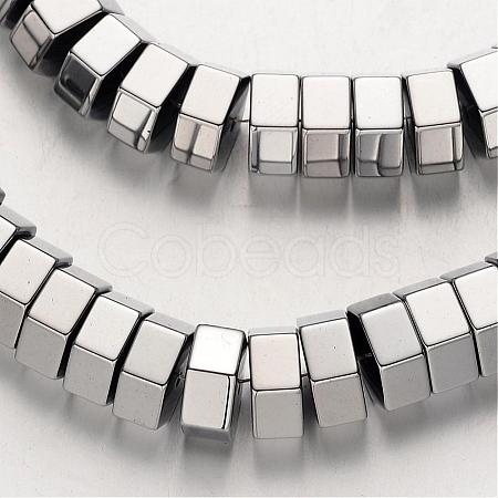 Electroplate Non-magnetic Synthetic Hematite Bead Strands G-F300-15-01-1