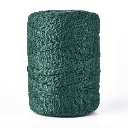 Flat Polyester Cord for Crochet Bag OCOR-GA0001-01-1