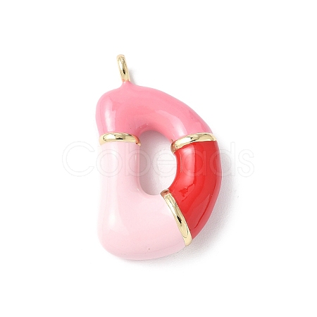 Brass Enamel Pendants KK-E093-03G-D-02-1