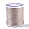 Nylon 66 Coated Beading Threads for Seed Beads, Dark Salmon, 0.1mm, about 54.68 yards(50m)/roll