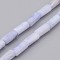 Natural Shell Bead Strands, Dyed, Column, Lavender, 8x4mm, Hole: 0.5mm, about 50pcs/strand, 15.7 inch