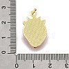 Brass Enamel Pendants KK-Z104-06G-06-3