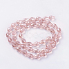 Electroplate Glass Beads Strands X-EGLA-R008-15x10mm-7-2