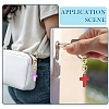 9Pcs Glass Pendant Decorations HJEW-YW00331-6