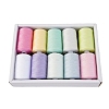 10 Colors Polyester Sewing Thread PW-WG34EA6-03-1