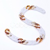 Handmade CCB Plastic Curb Chains AJEW-JB00680-06-2