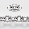 Tarnish Resistant 304 Stainless Steel Cable Chains CHS-N001-01-2