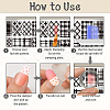 Plastic Nail Art Image Templates AJEW-UN0002-49C-3