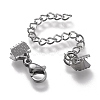 Tarnish Resistant 304 Stainless Steel Curb Chain Extender STAS-K195-25P-04-3