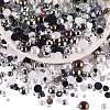 60g Resin patch multi size mixed pearl patch DIY jewelry accessories(2 bags) JX586N-1