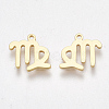 Ion Plating(IP) 304 Stainless Steel Charms X-STAS-S107-06A-1