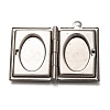 Non-Tarnish 316 Stainless Steel Locket Pendants X-STAS-P267-01P-3
