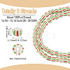 2Strands Handmade Lampwork Beads Strands BLOW-TADJ0001-01E-4