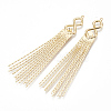 Brass Big Pendant Rhinestone Settings KK-Q750-073G-2