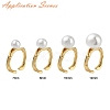 Brass Cup Peg Open Cuff Ring Settings LS-KK-G518-08G-03-4