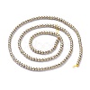 Electroplate Glass Beads Strands EGLA-K014-A-FP01-3