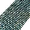 Electroplate Glass Beads Strands GL-CBAA615-01E-1