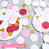 200Pcs Round Paper Table Scatter Confetti DIY-SC0032-57A-6