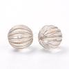 Plating Transparent Acrylic Beads PACR-Q115-60-12mm-2