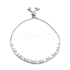Cubic Zirconia Classic Tennis Bracelets for Girl Women BJEW-F417-06P-RS-1