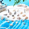 140Pcs 2 Style Natural Shell Beads SSHEL-FH0001-08-4