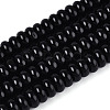 Opaque Solid Color Glass Beads Strands GLAA-ZX008-6mm-18F-1