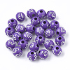 Plating Acrylic Beads PACR-Q113-10F-1
